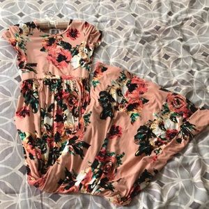 EUC floral maxi dress